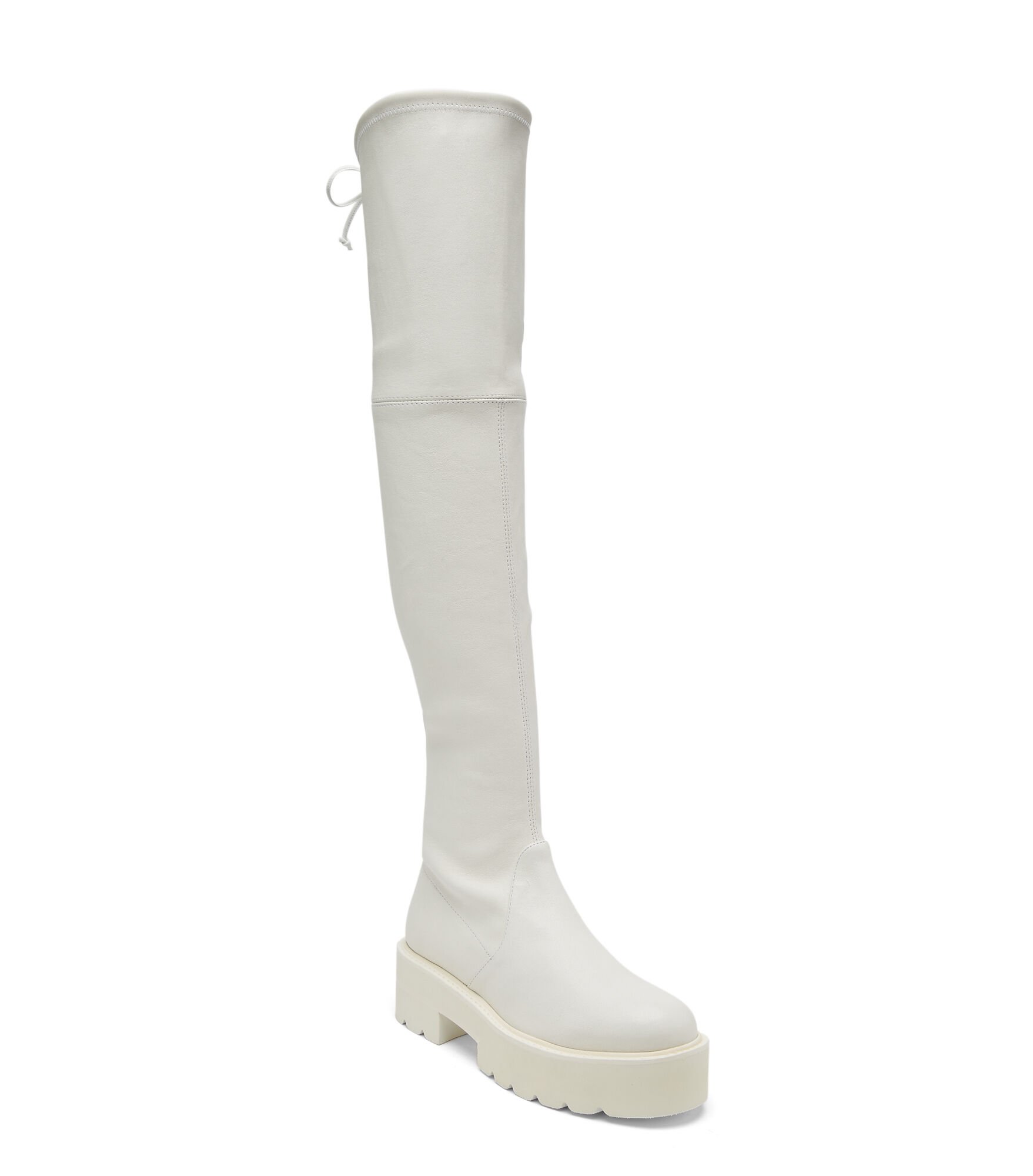 White boots stuart weitzman top