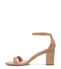 Stuart Weitzman NUDISTCURVE 75 BLOCK SANDAL BEIGE SA539PATAJM