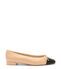 Stuart Weitzman SLEEK BOW FLAT ADOBE/NOIR SJ598DRQQ5J