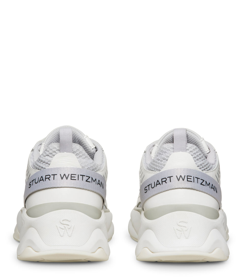 Stuart Weitzman SW TRAINER GRIS BLANC SH318MSAGYW