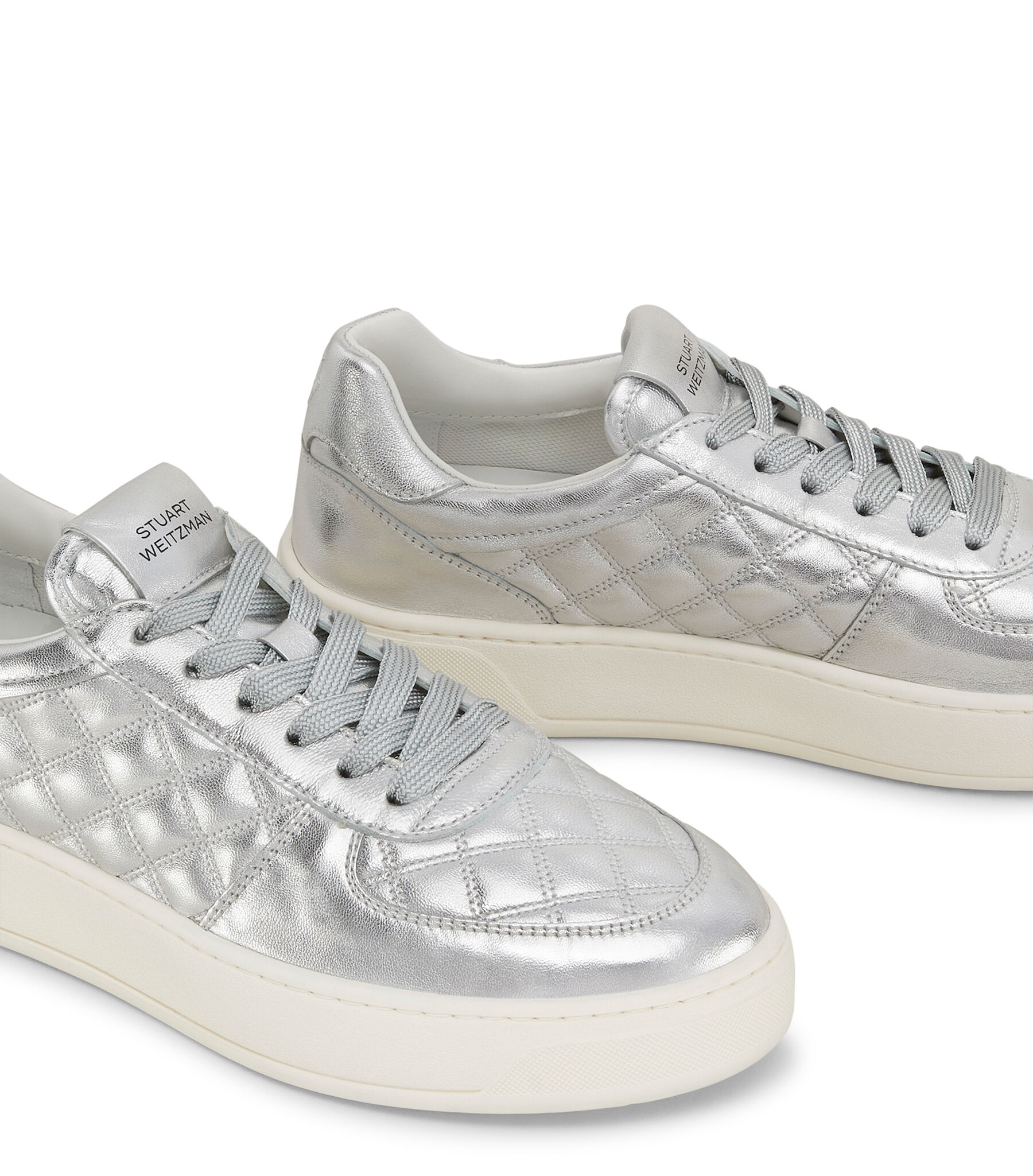 Silver platform tennis shoes clearance