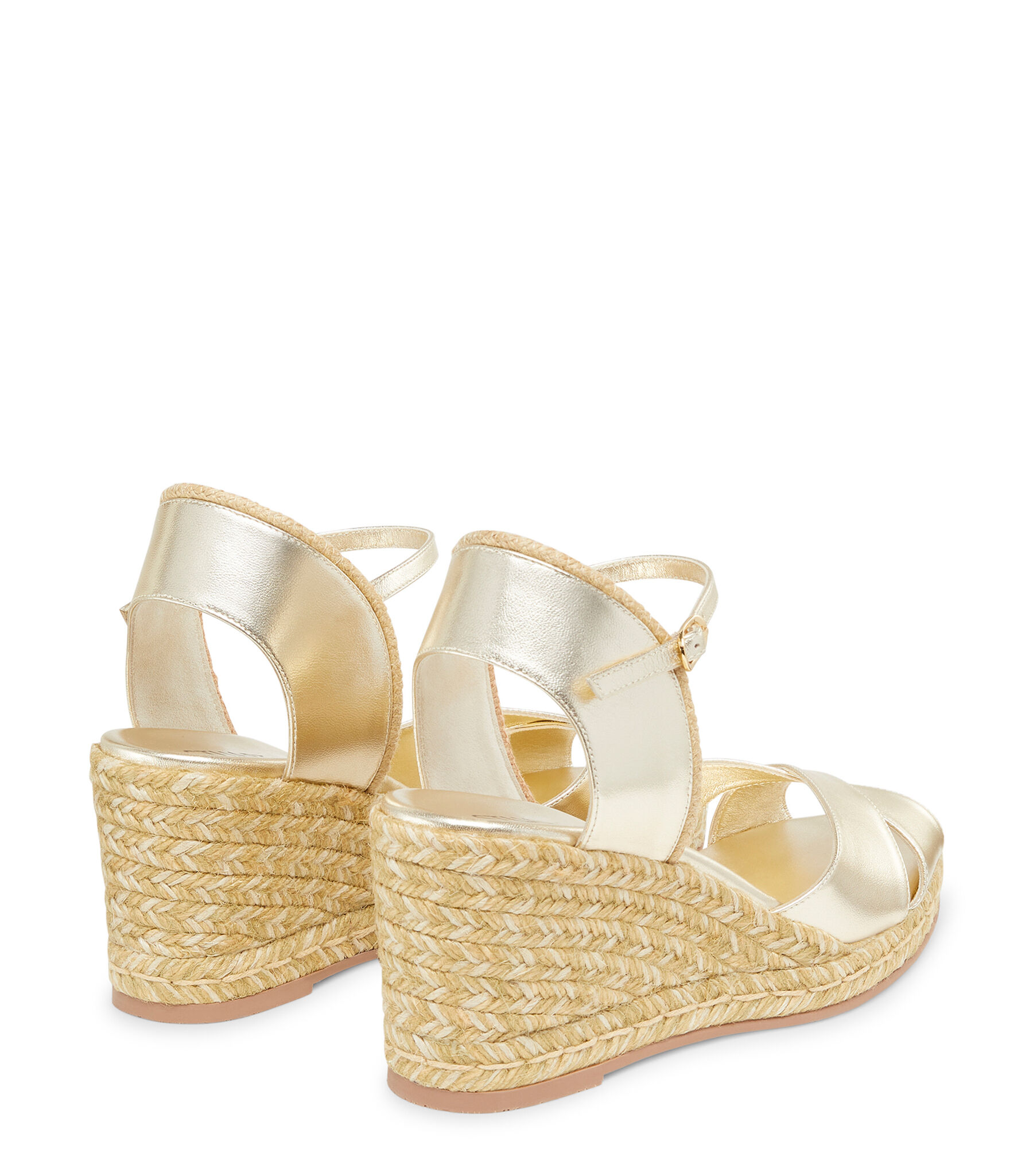 MIRELA II ESPADRILLE WEDGE in LIGHT GOLD for Women Stuart Weitzman UK
