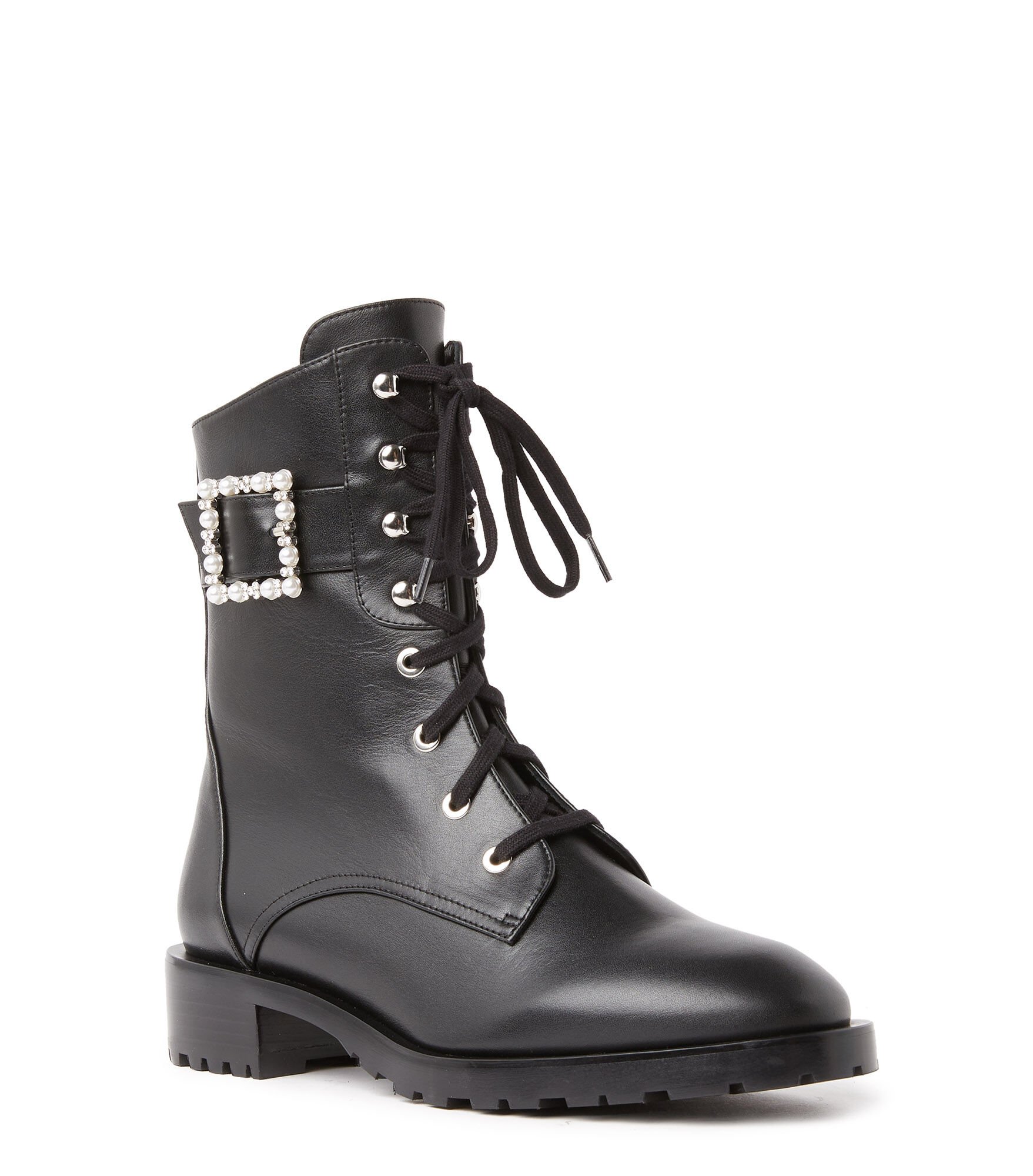 Stuart weitzman discount buckle ankle boots