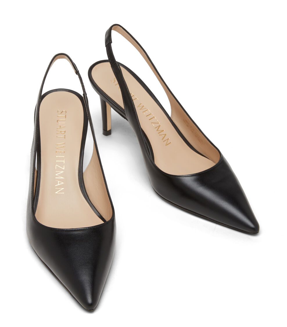 Stuart Weitzman STUART 75 SLINGBACK PUMP BLACK SD623SMOBLK