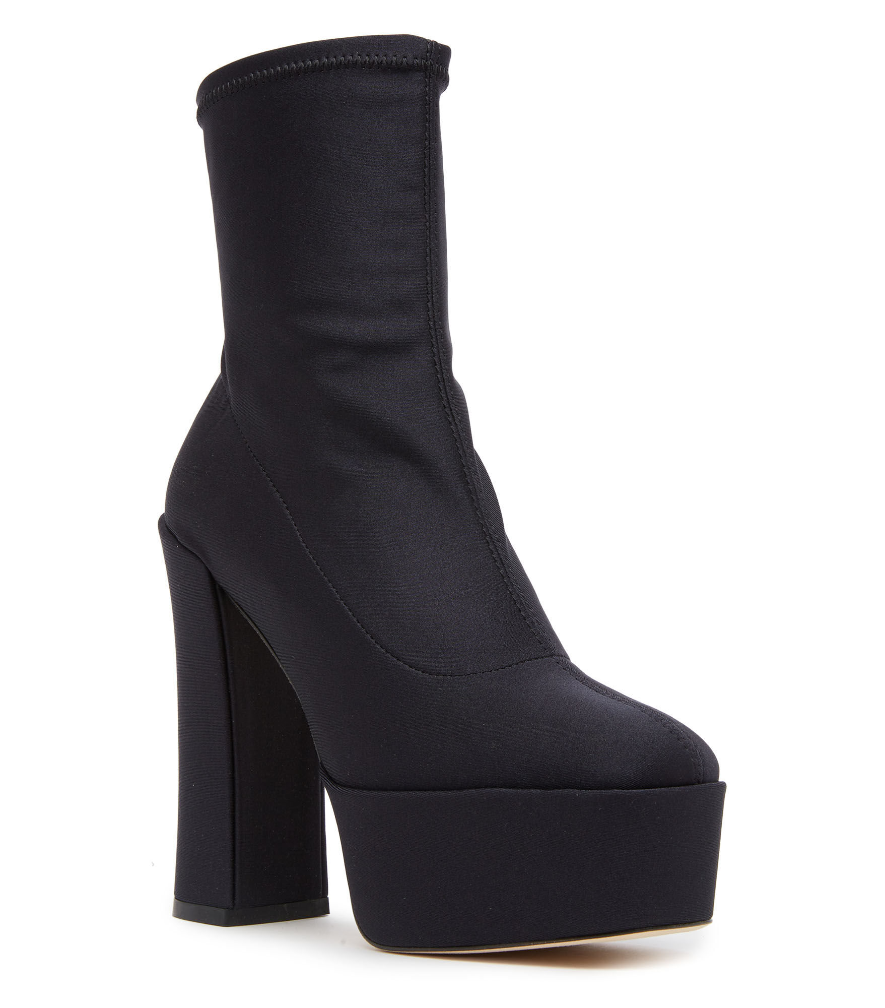 SKYHIGH 145 STUART PLATFORM BOOTIE in SCHWARZ f r Damen Stuart