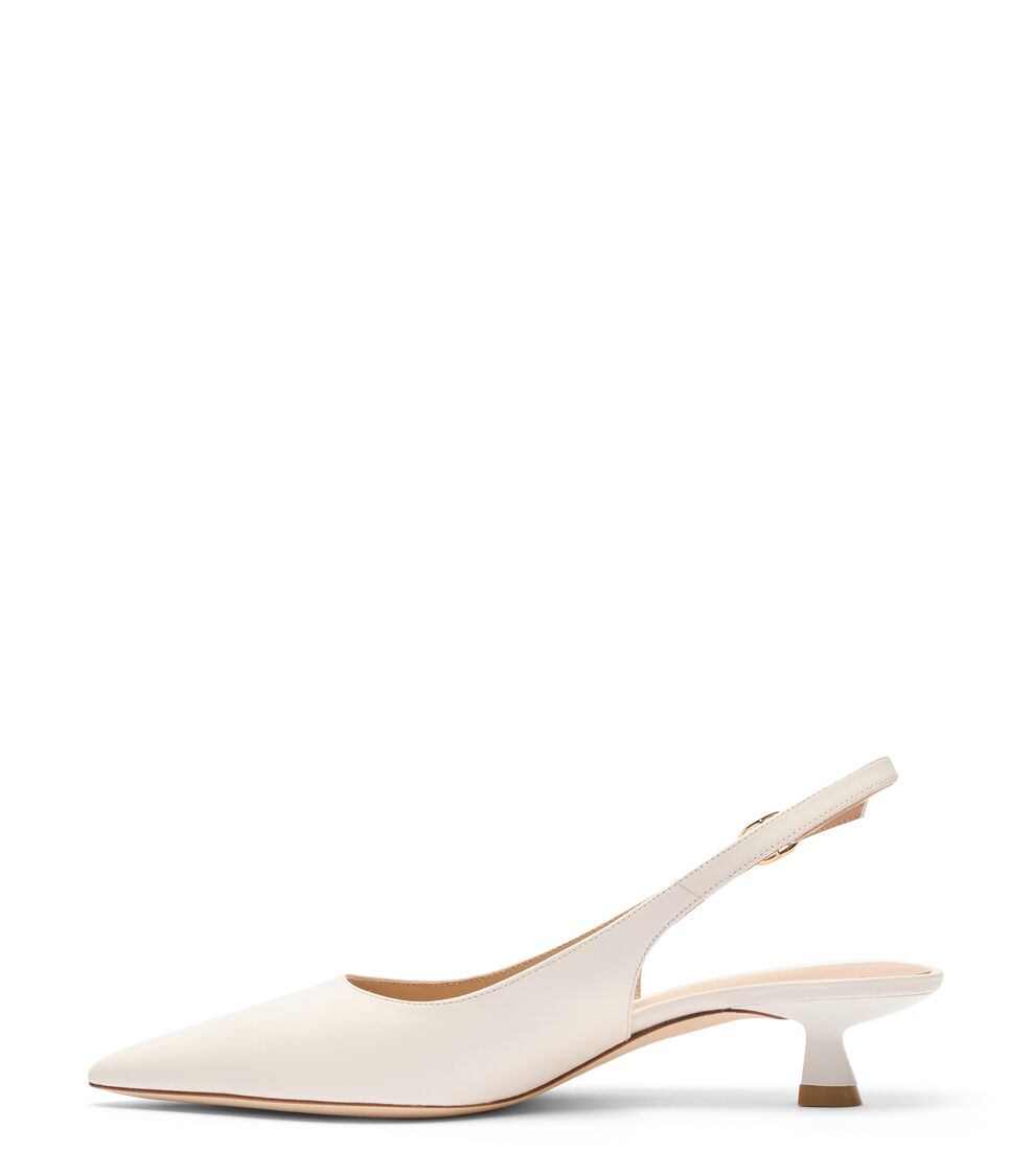 Stuart Weitzman STUART SCULPT SLINGBACK 35 Stuart Weitzman STUART SCULPT SLINGBACK 35 CREAM SL434SMOCRM