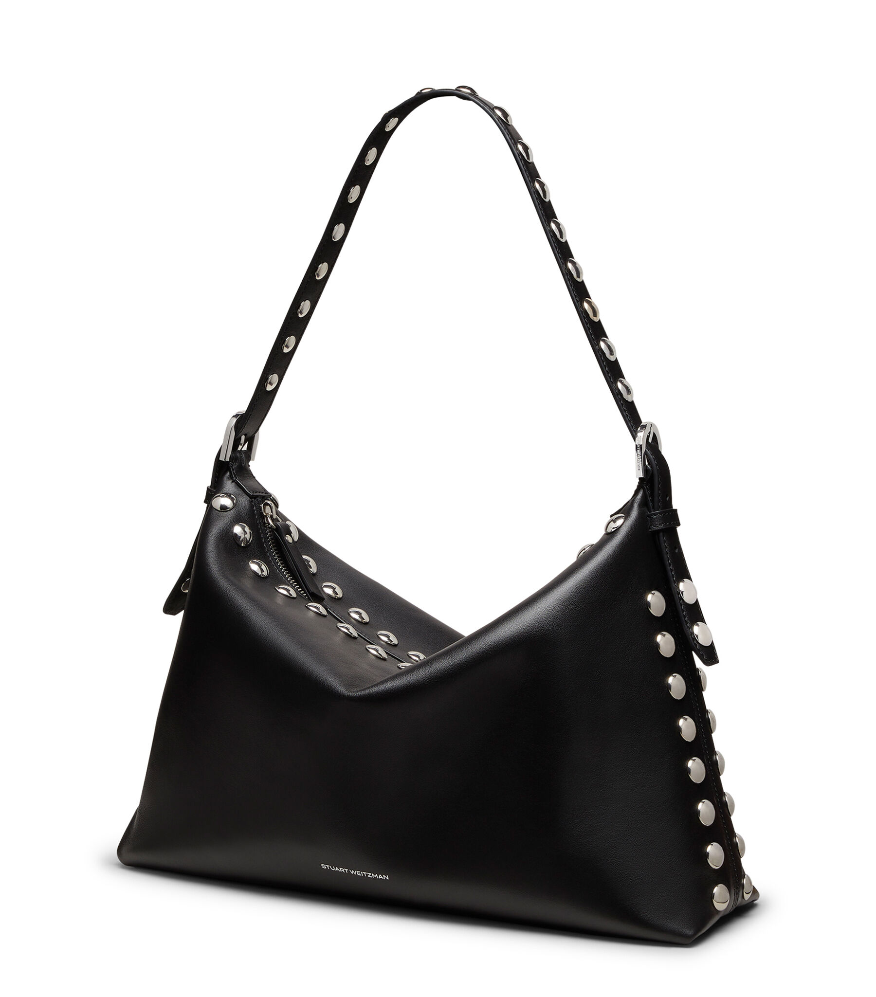 Black studded slouch bag online