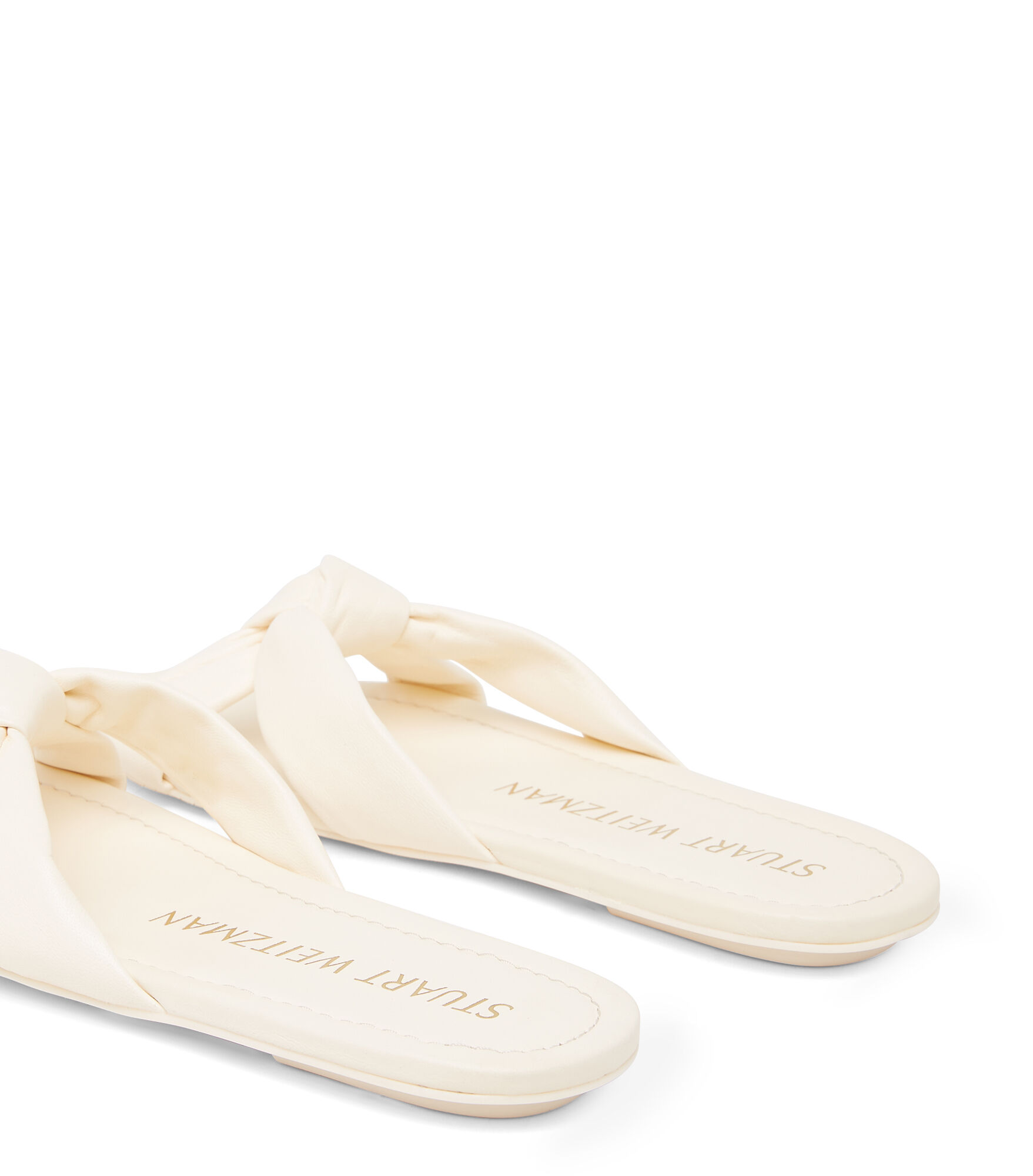 PLAYA KNOT FLAT in SEASHELL for Women Stuart Weitzman UK