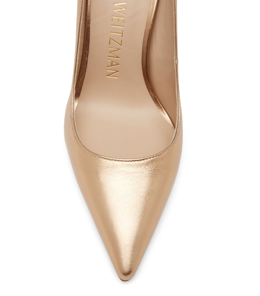 Stuart Weitzman STUART 100 PUMP GOLD SA587LIDGLD