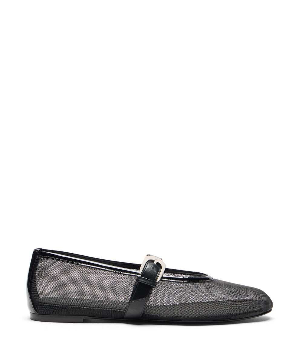 Stuart Weitzman SAI BAREITALL MARY JANE BLACK SN511MGPBLK