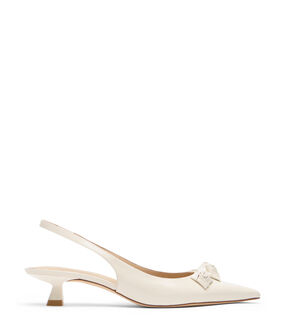 Stuart Weitzman ROSIE 35 SLINGBACK CREAM SK161DRZCRM