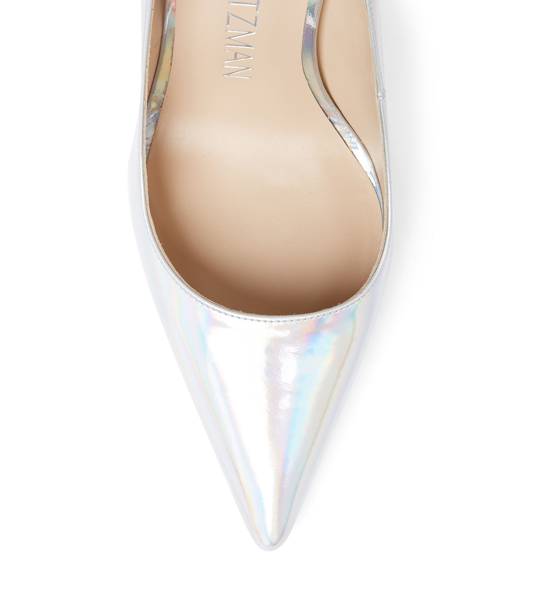 STUART 100 PUMP in SILVER for Women Stuart Weitzman