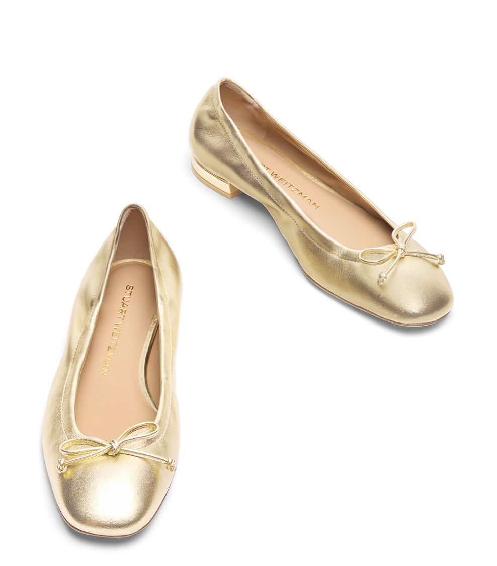 Stuart Weitzman BRIA BALLET FLAT Stuart Weitzman BRIA BALLET FLAT GOLDEN SI624LIDGOE