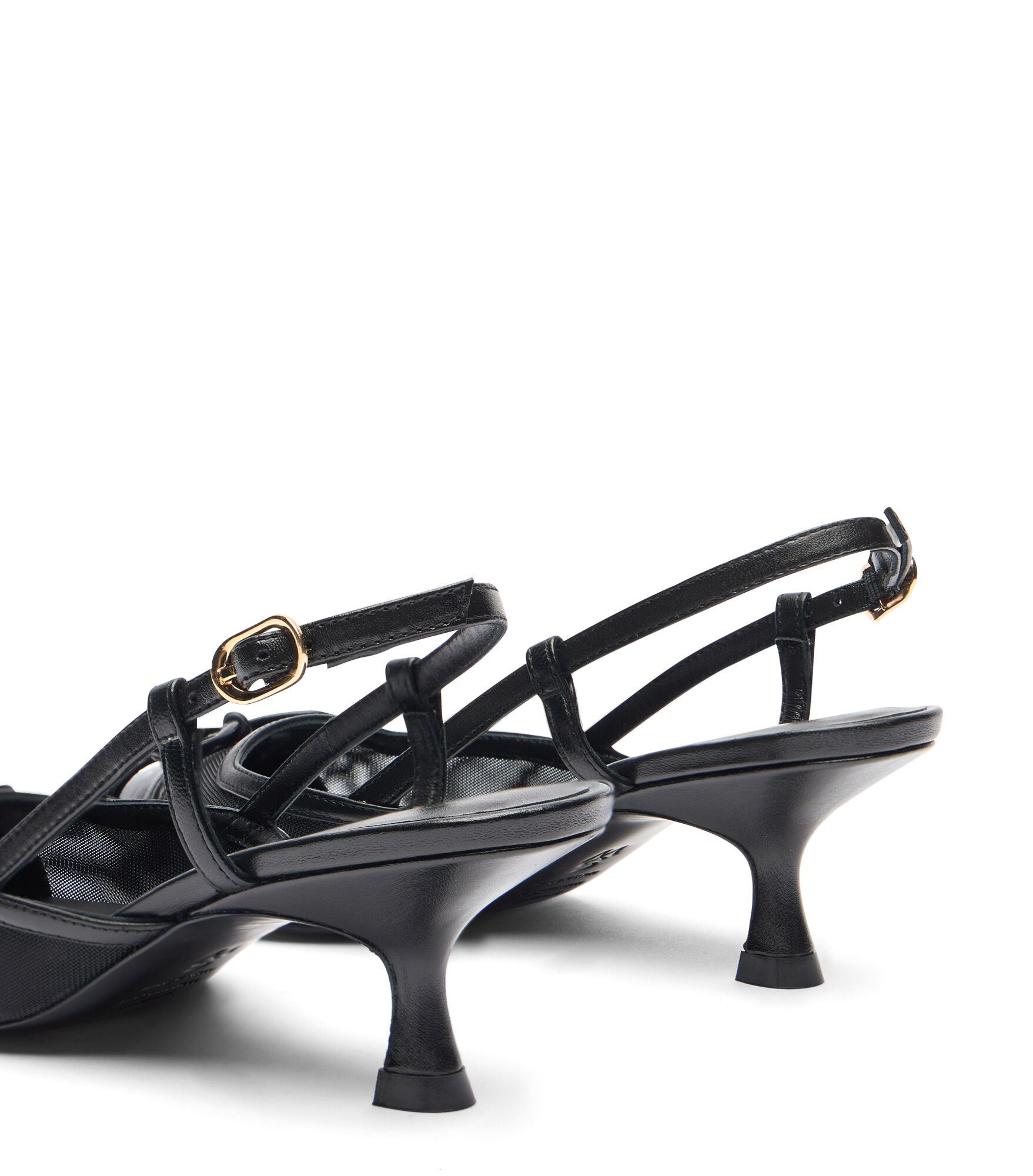 サンダル・ミュール Stuart Weitzman SS25 KITTY SLINBACK 50 (SK650MSP XWM) KITTY SLINGBACK 50 in BLACK for Women | Stuart Weitzman®