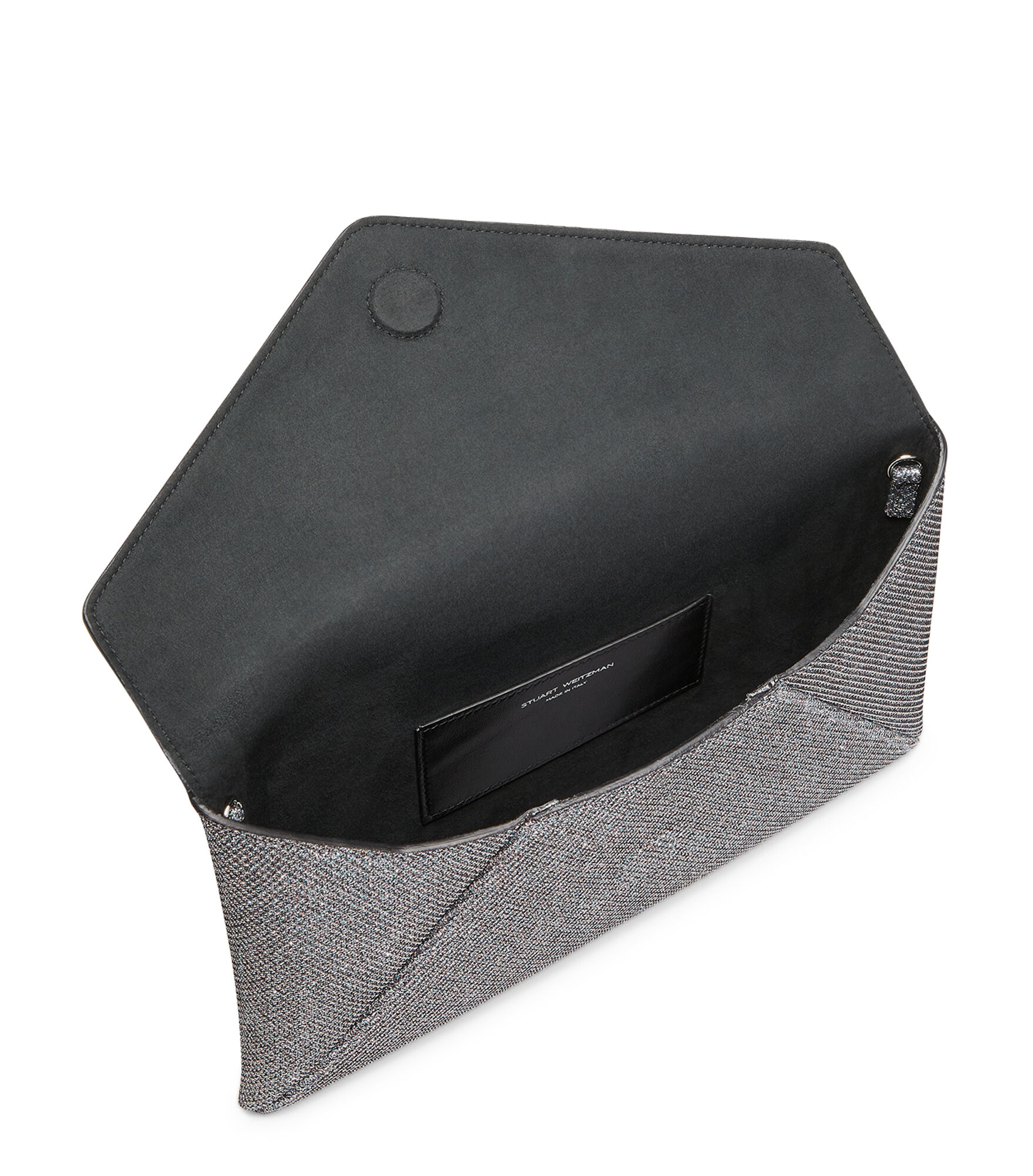 THE LOVELETTER CLUTCH in GUNMETAL for Women | Stuart