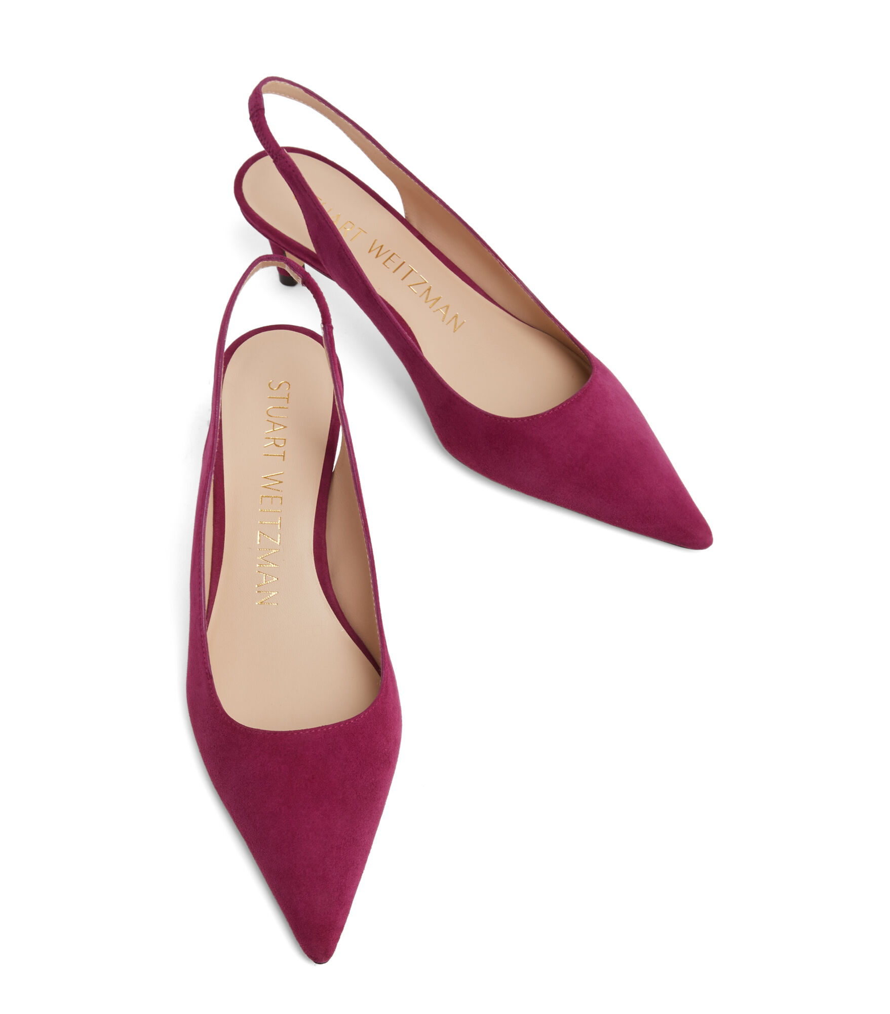 STUART 50 SLINGBACK PUMP in PLUM for Women | Stuart Weitzman® UK