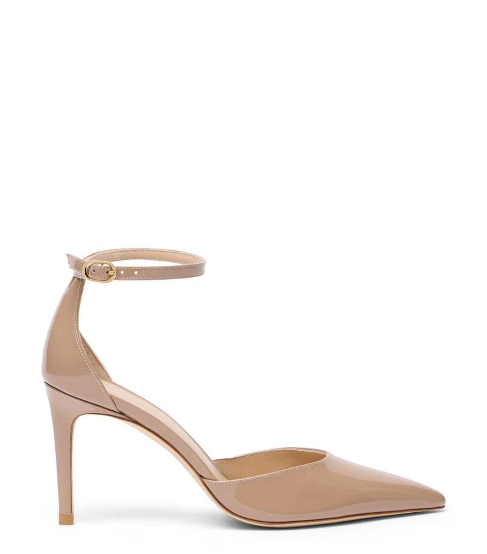 Stuart Weitzman STUART POWER STRAP 85 FAWN SM491PATFWN