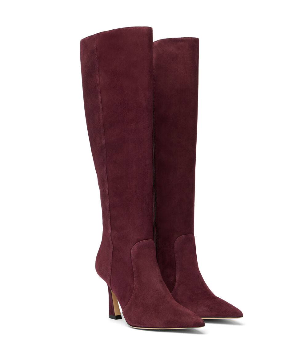 Stuart Weitzman VINNIE ZIP BOOT 85 BOYSENBERRY SM588SUEPY0