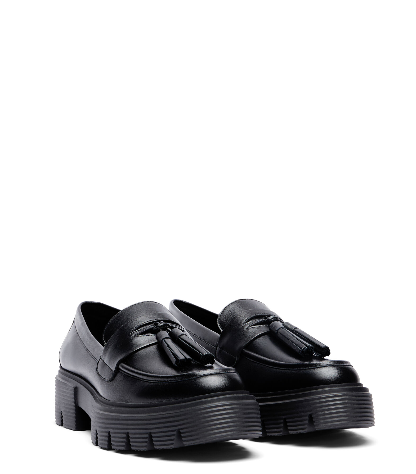 NOLITA TASSEL LOAFER in BLACK for Women Stuart Weitzman UK