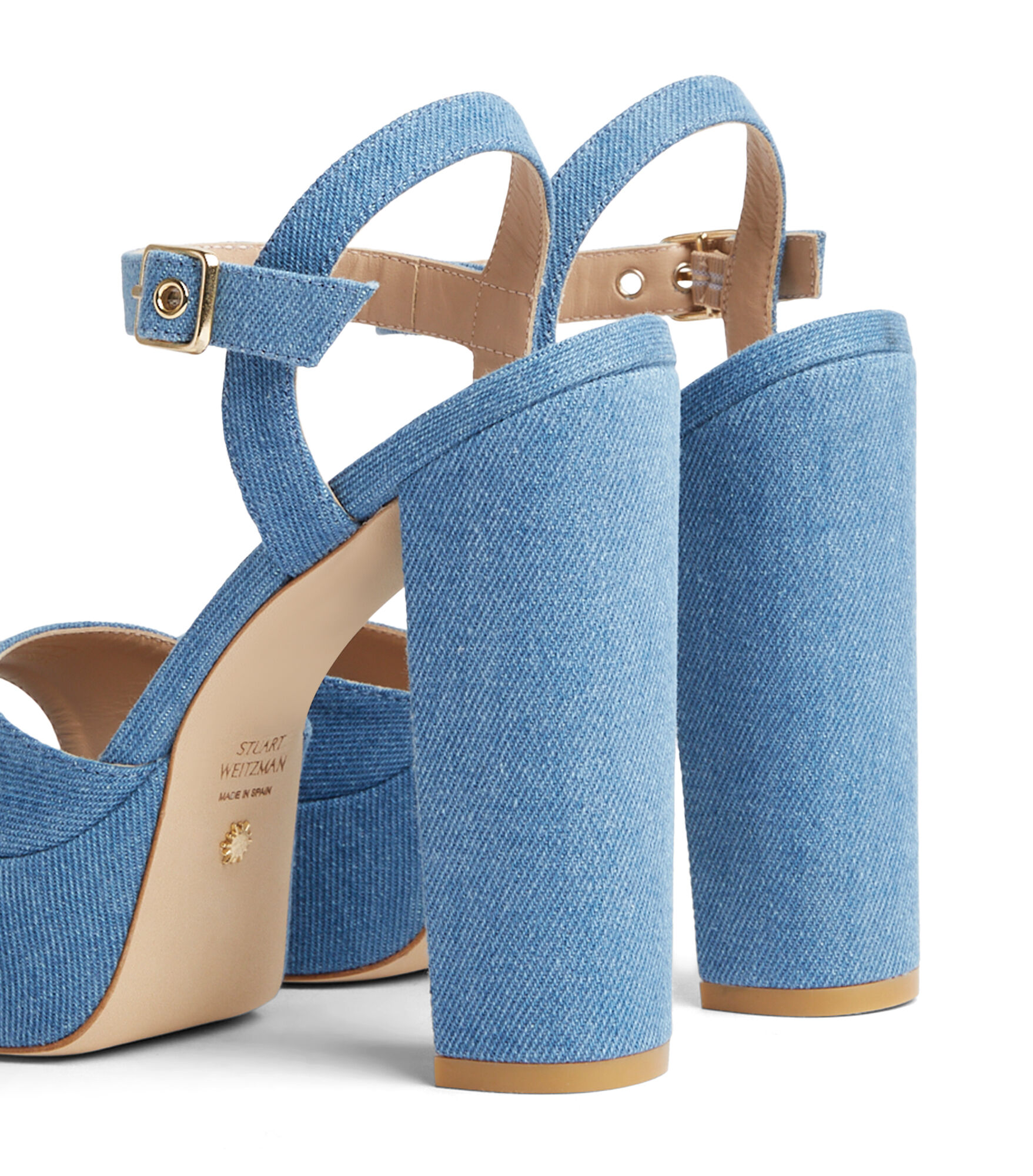 RYDER 95 PLATFORM SANDAL in WASHED for Women Stuart Weitzman UK
