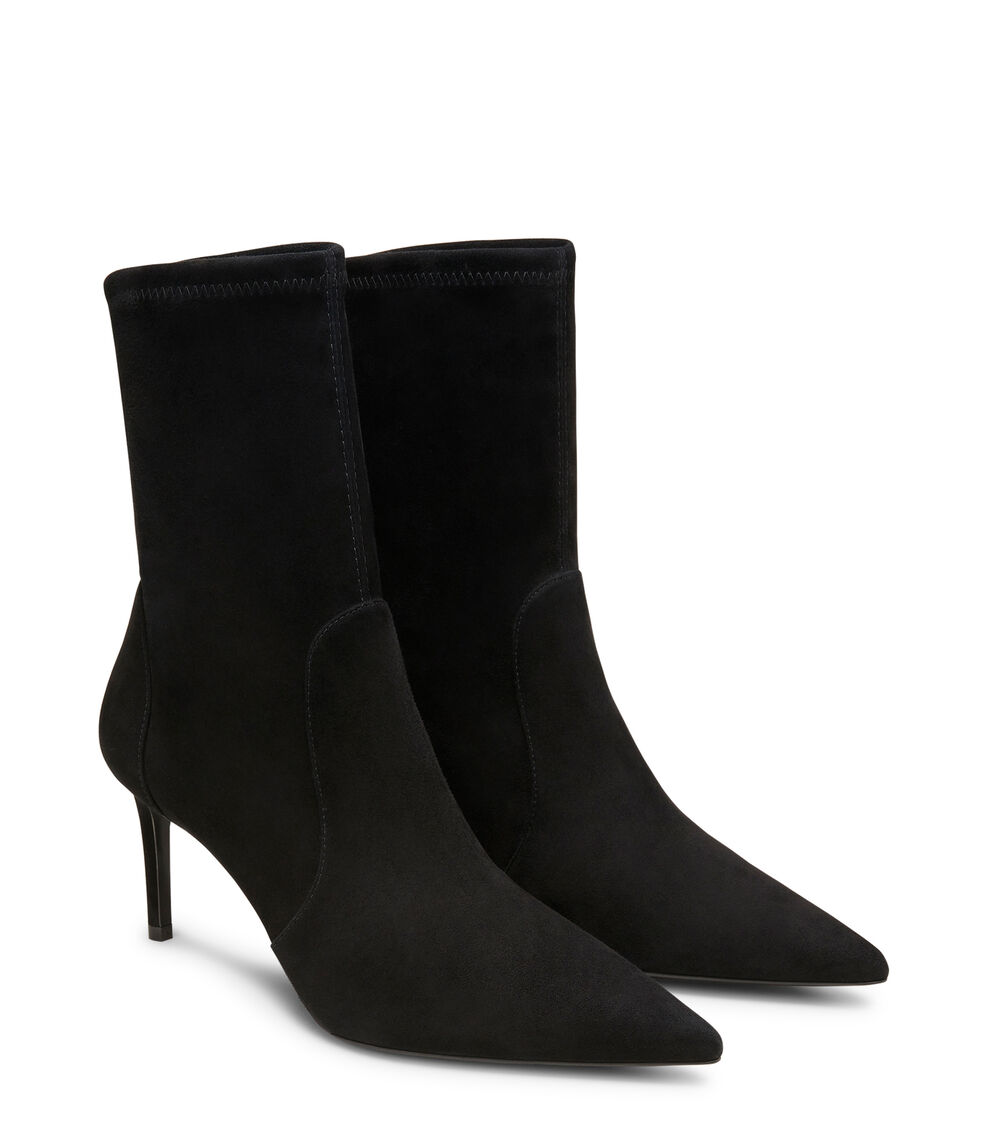 Stuart Weitzman STUART POWER 75 BOOTIE Stuart Weitzman STUART POWER 75 BOOTIE NOIR SJ973SUSBLK