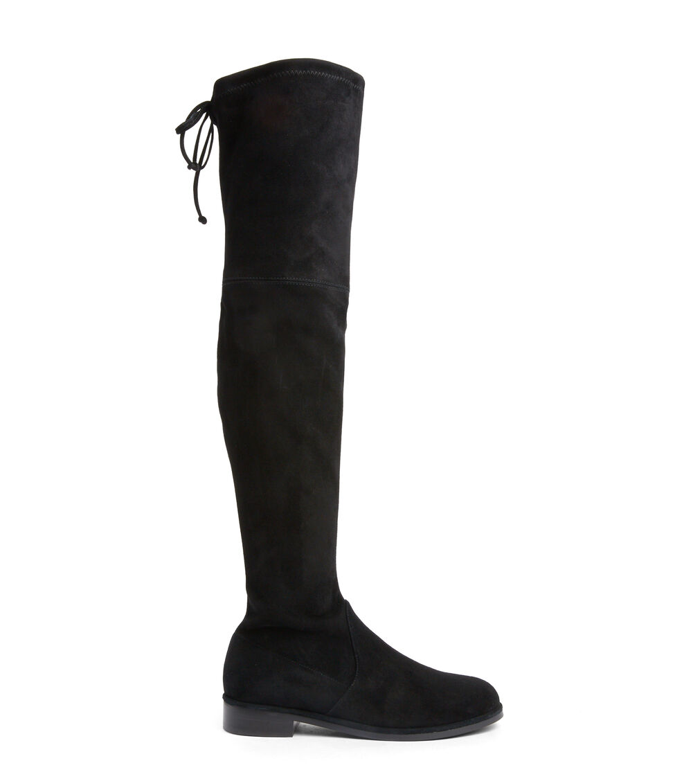 Stuart Weitzman LOWLAND BOLD BOOT BLACK SG129SUSBLK