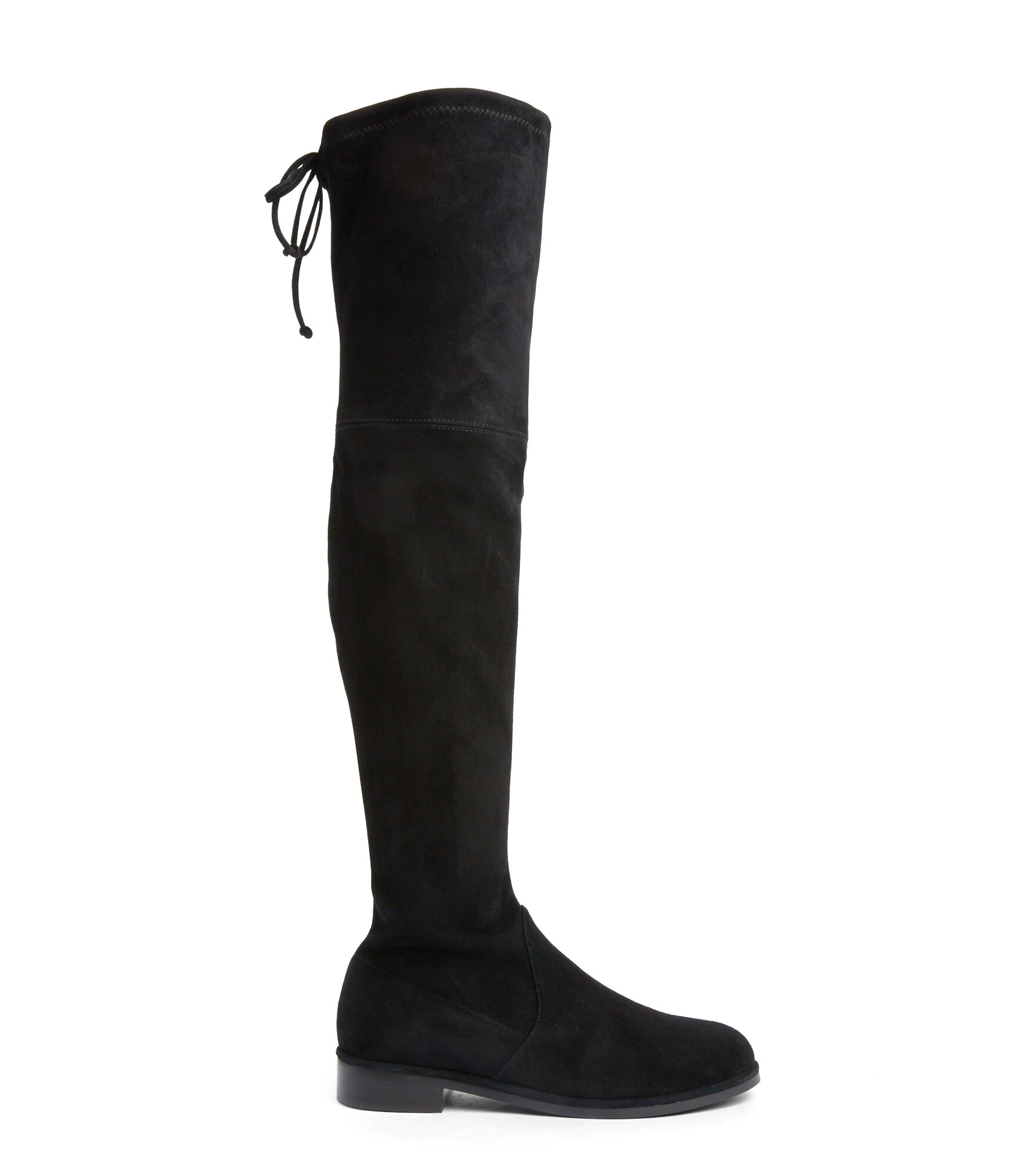 Shop Stuart Weitzman , Lowland Bold Boot, Boots And Booties, Black, Suede Stretch