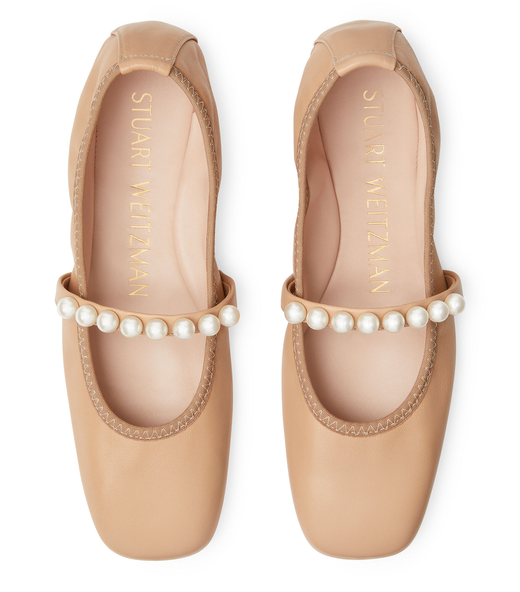 GOLDIE BALLET FLAT in ADOBE for Women Stuart Weitzman