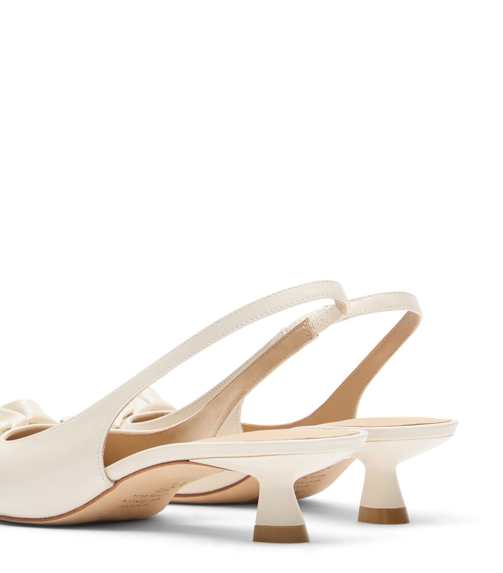 Stuart Weitzman ROSIE 35 SLINGBACK CREAM SK161DRZCRM