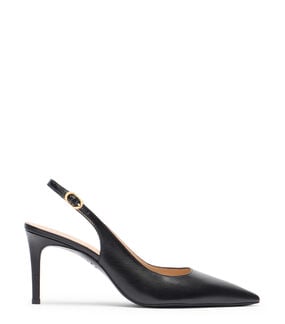 Stuart Weitzman STUART POWER SLINGBACK 75 Stuart Weitzman STUART POWER SLINGBACK 75 BLACK SK668SMOBLK