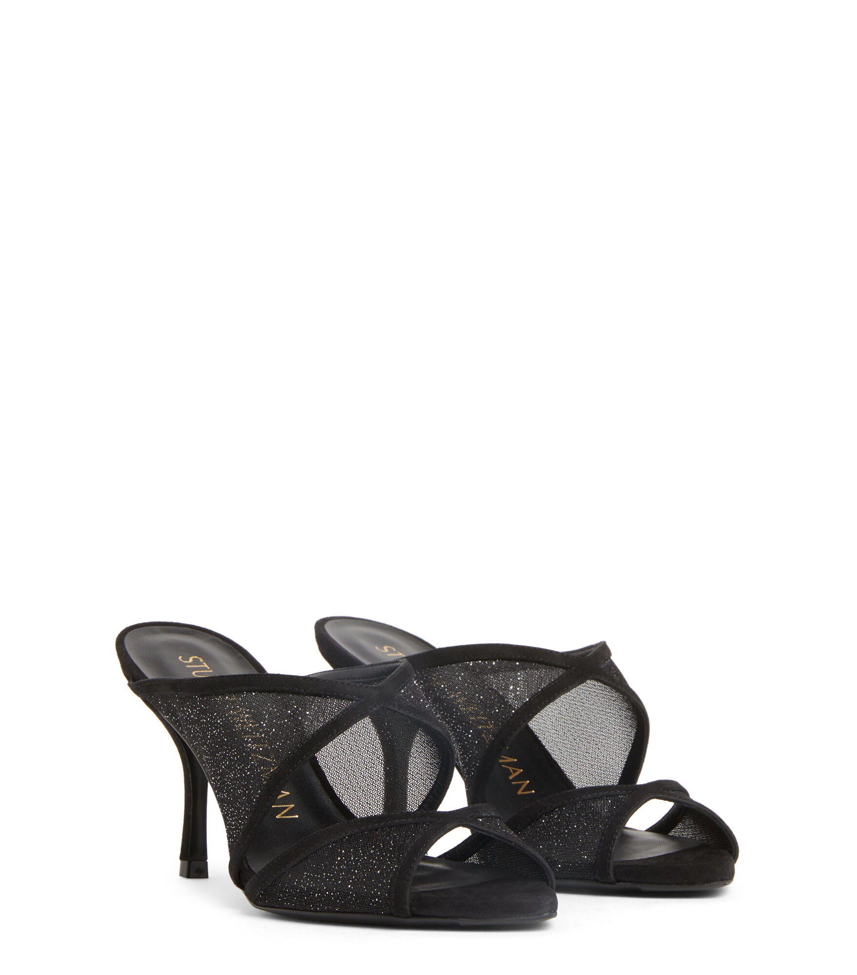 サンダル・ミュール Stuart Weitzman NUNAKEDCURVE 85 - High sandals (SE132 BLK) NUNAKEDCURVE 85 SANDAL in SEASHELL for Women | Stuart Weitzman®