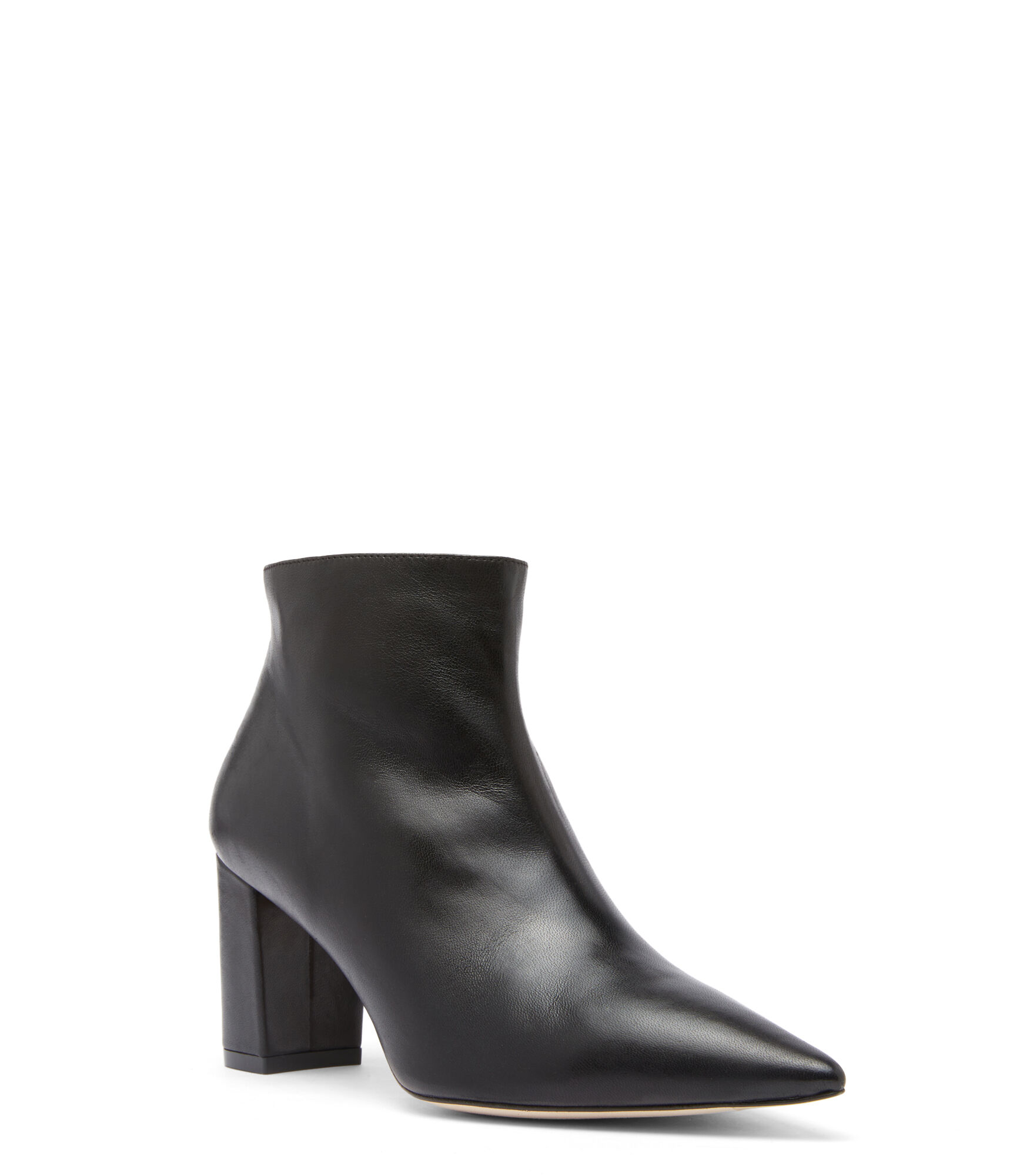 STUART 75 ZIP BOOTIE in BLACK for Women | Stuart Weitzman®