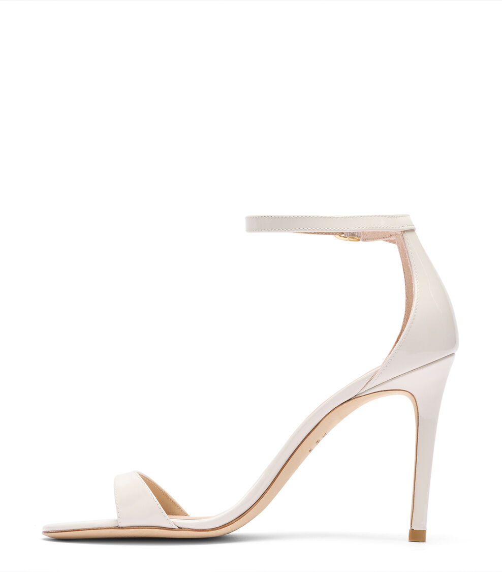 Stuart Weitzman NUDIST II 100 SANDAL CREAM SJ995PATCRM