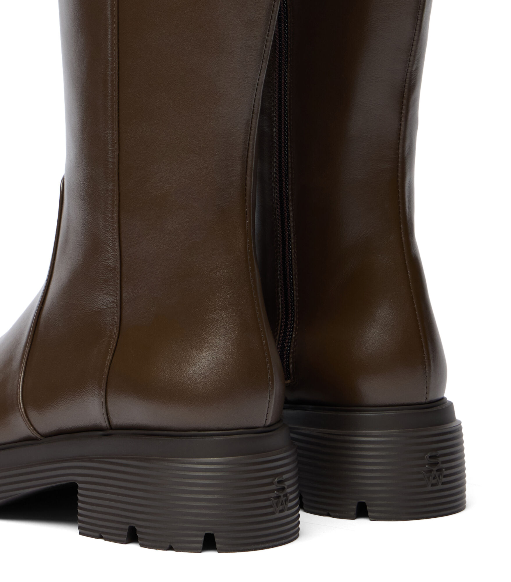 HUDSON LITE ZIP BOOT in WALNUT for Women | Stuart Weitzman®