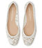 Stuart Weitzman ARABELLA BALLET FLAT WHITE SK226GADWHT