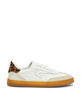 Stuart Weitzman SW RUNAROUND SNEAKER COBBLESTONE/WHITE/CLASSIC SL644IERY8T