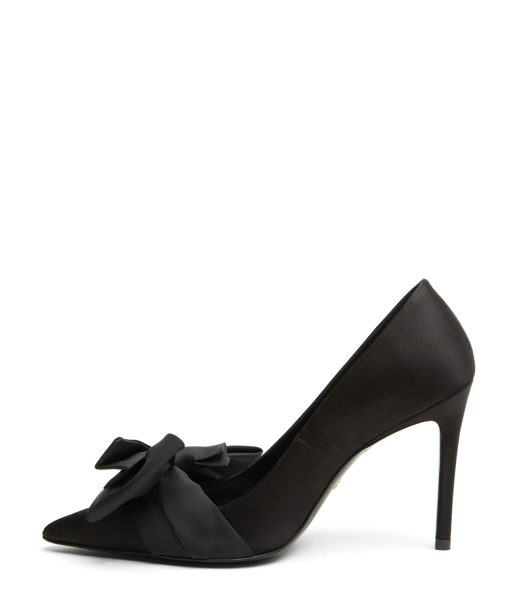 STUART LOVEKNOT 100 PUMP in BLACK for Women | Stuart Weitzman®