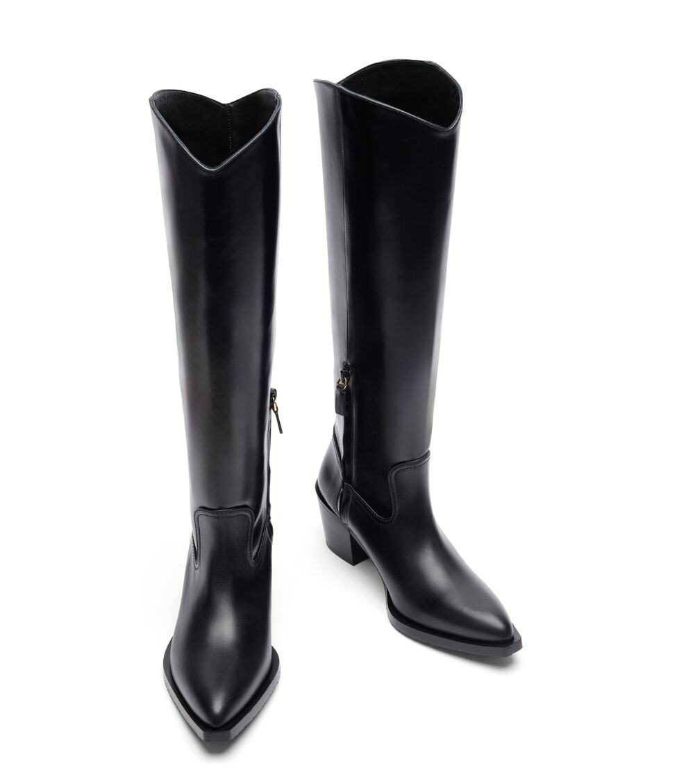 Stuart Weitzman TATE BOOT BLACK SK189HETBLK