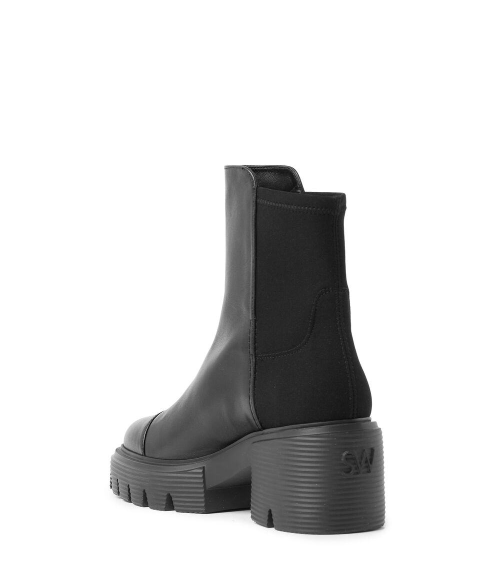 Stuart Weitzman 5050 SOHO BOOTIE BLACK SC722NSGBLK