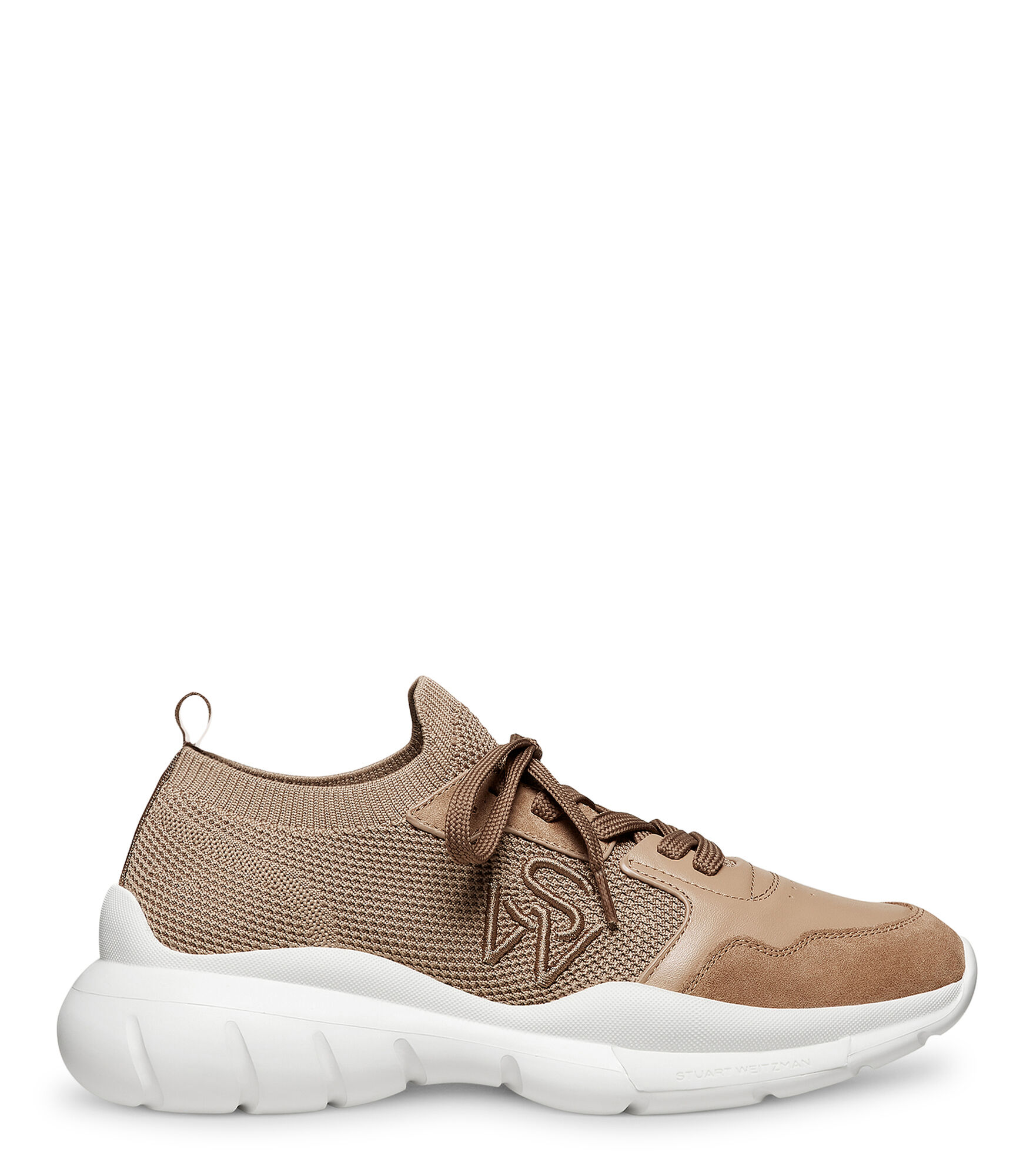 SNEAKER, SNEAKERS, , TRICOT/CUIR DE VEAU - Stuart Weitzman - Modalova