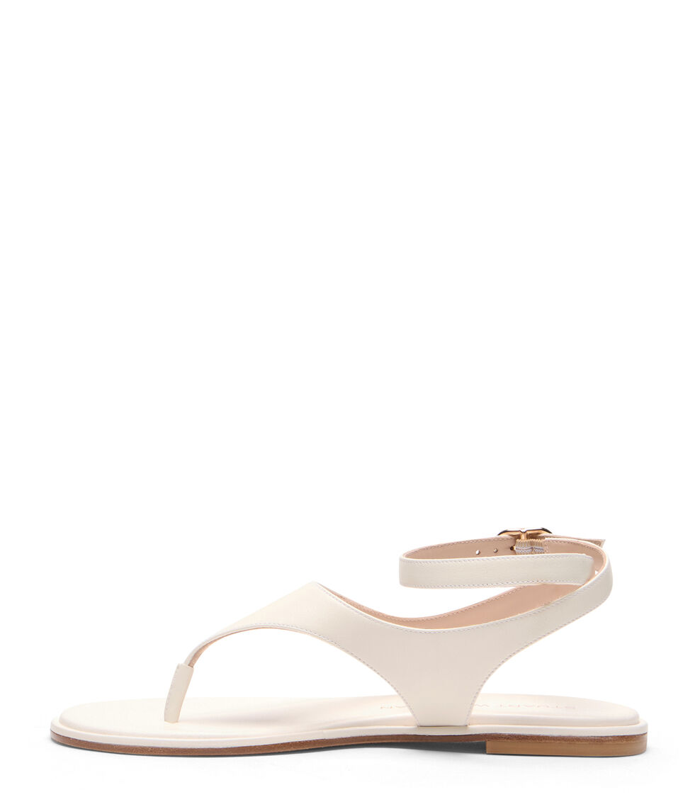 Stuart Weitzman MARLEY SANDAL CREAM SN654LARCRM