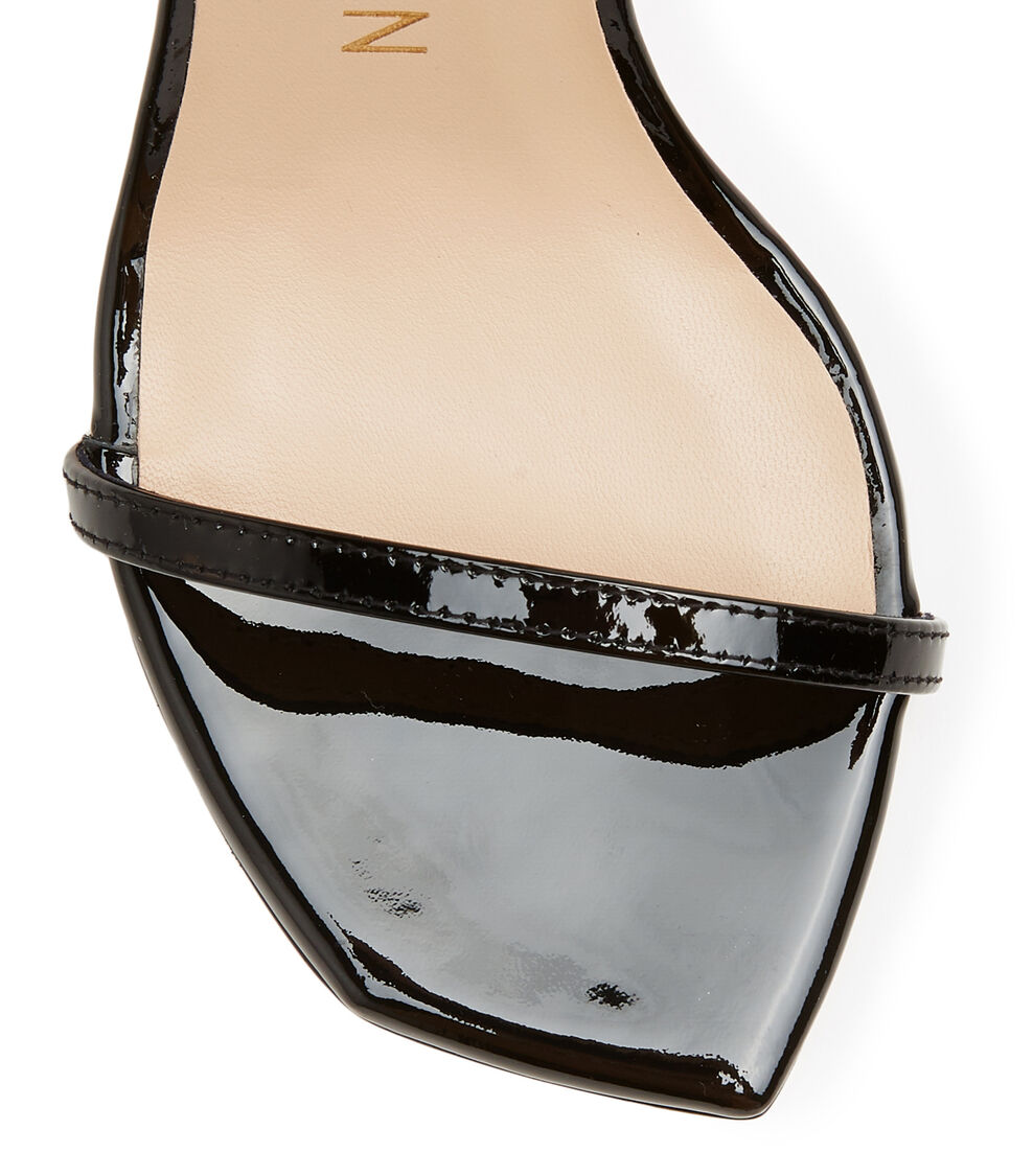 Stuart Weitzman NUDISTCURVE 100 SCHWARZ SA177PATBLK