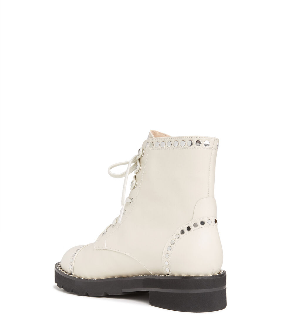 Stuart Weitzman MILA LIFT BOOTIE CREME S5765CHIOAT