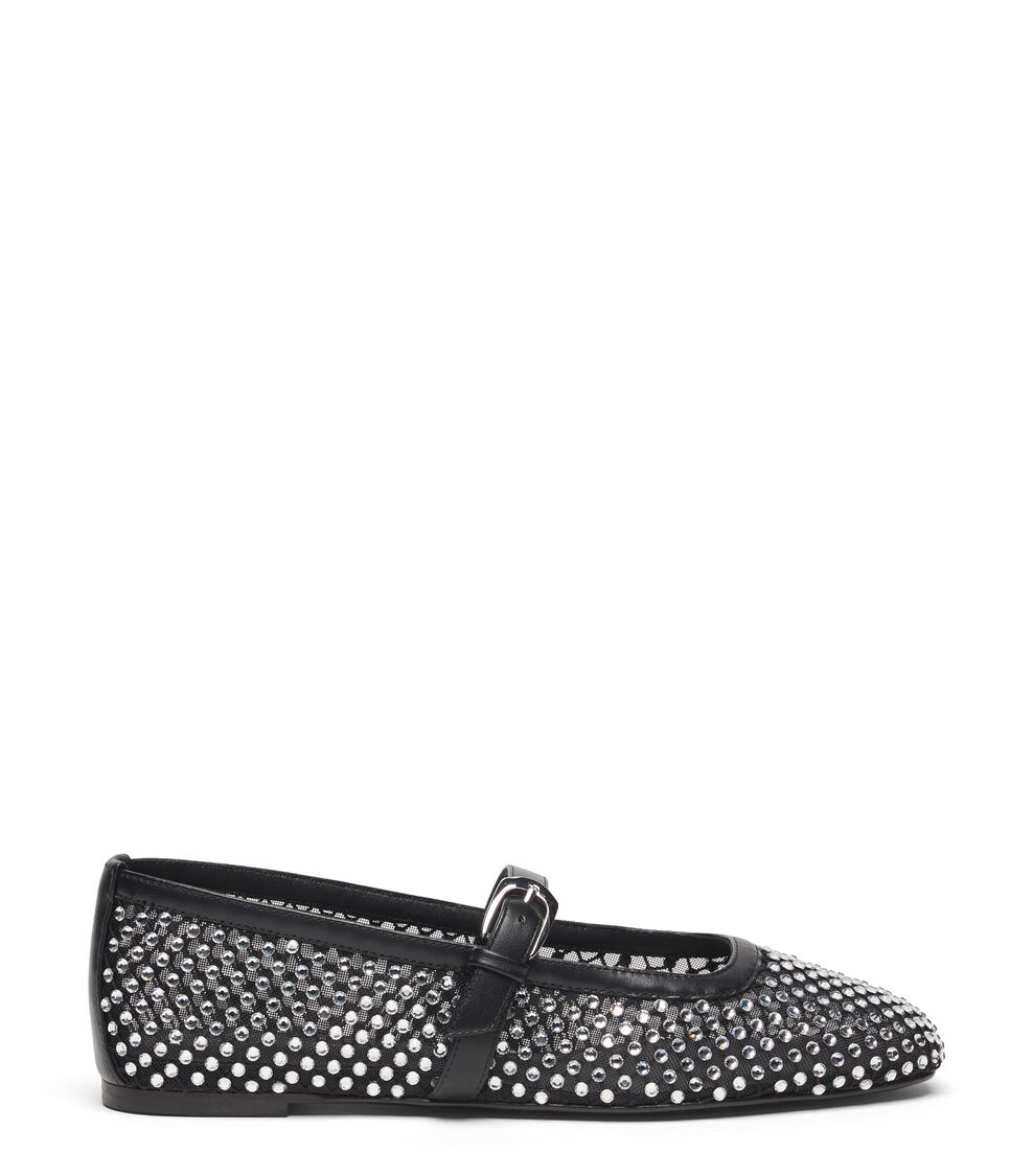 Stuart Weitzman BAREITALL SHINE MARY JANE BLACK SN800CYHBLK