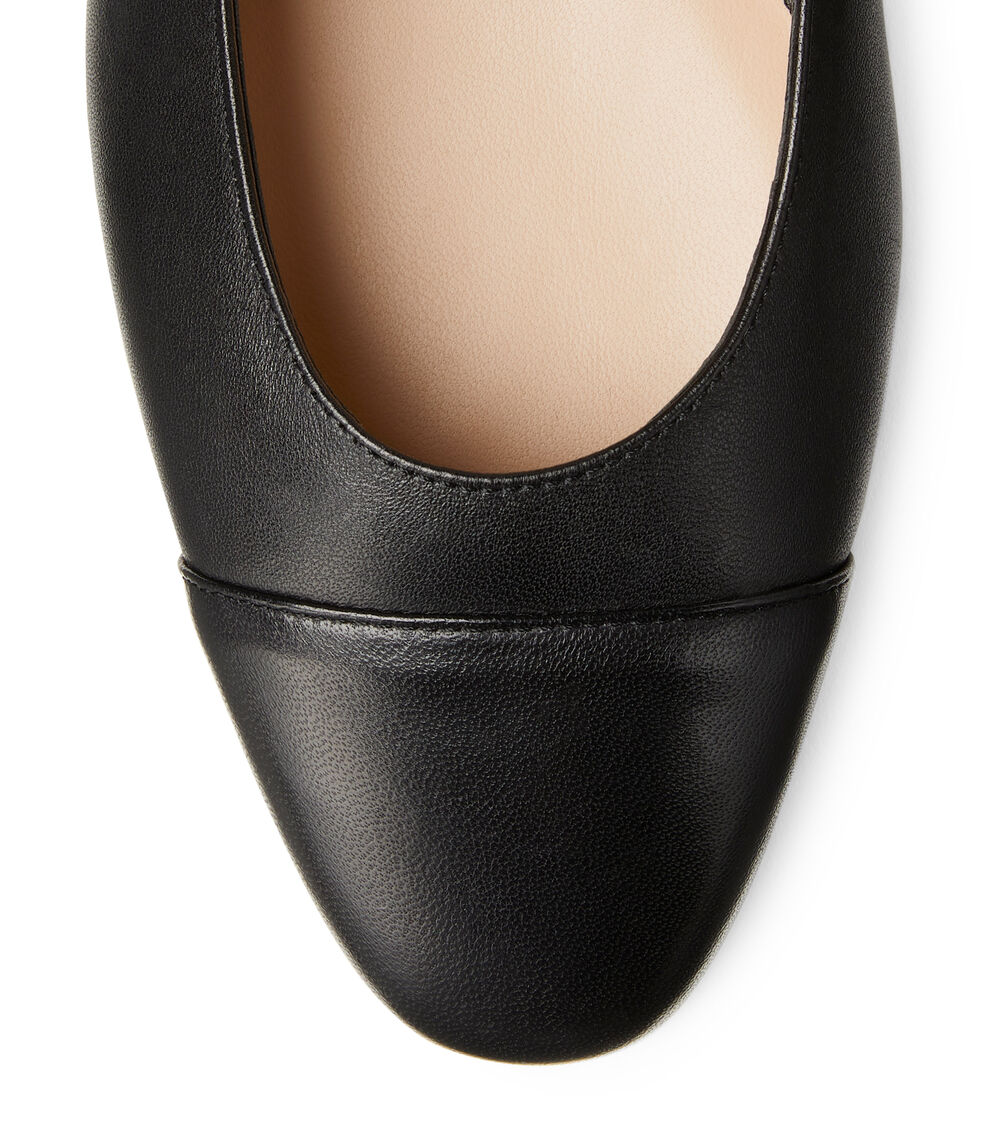 Stuart Weitzman PEARL FLAT BLACK SB753LARBLK