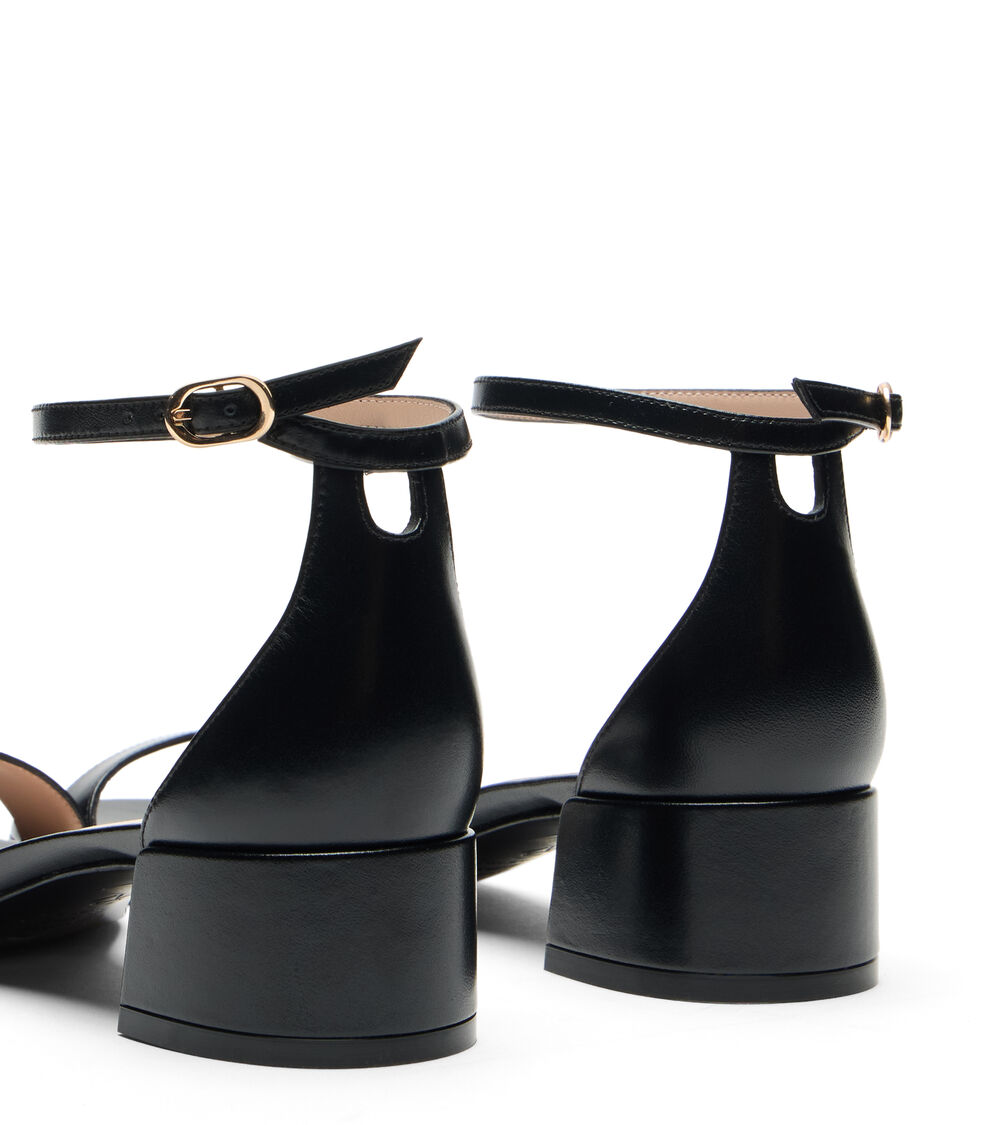 Stuart Weitzman NUDIST BLOCK 35 BLACK SK859SMOBLK