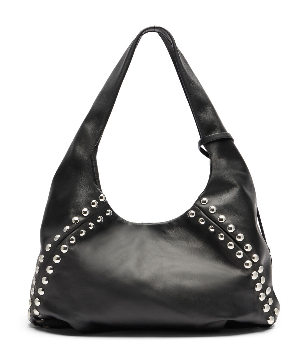 Stuart Weitzman MODA STUD HOBO BAG Stuart Weitzman MODA STUD HOBO BAG BLACK SK252SFNBLK
