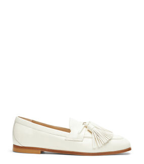 Stuart Weitzman LINDI TASSEL LOAFER CRÈME SI697DSNCRM