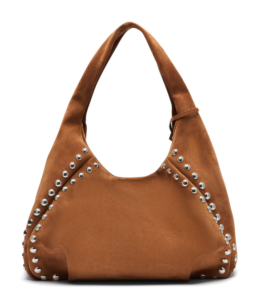 Stuart Weitzman MODA STUD HOBO BAG Stuart Weitzman MODA STUD HOBO BAG FOX SK295TETTPR
