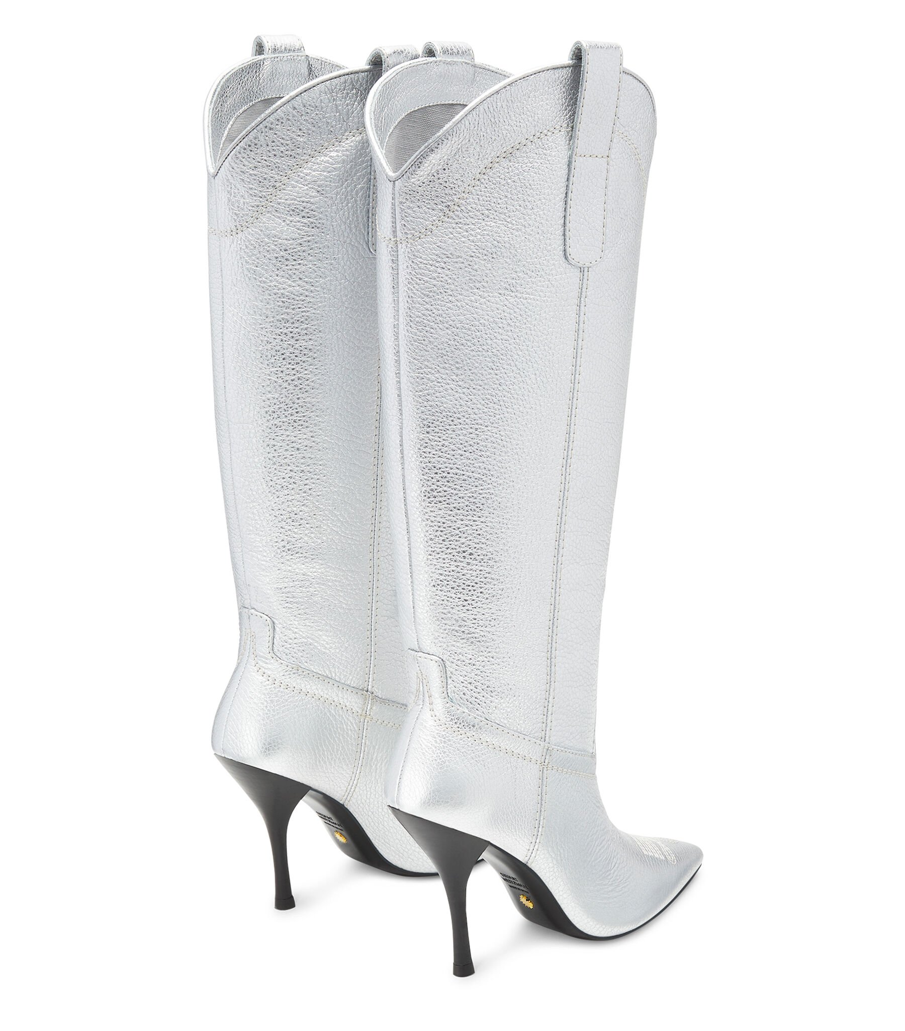 OUTWEST 100 BOOT in SILVER for Women Stuart Weitzman UK